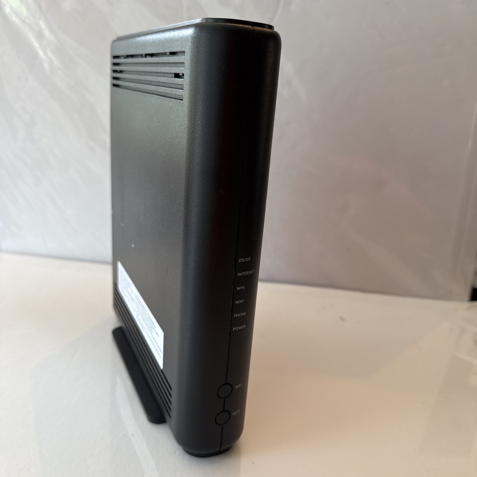 Altice UBC1338 Gateway Wireless Modem Black 2 Port Gateway P/N 44378