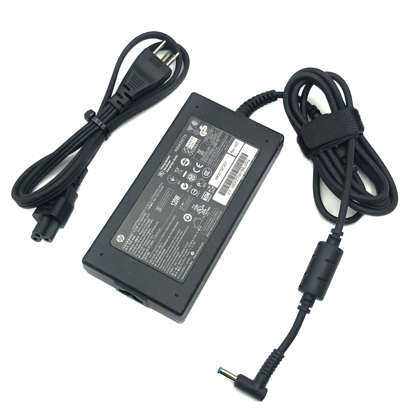 Genuine HP 120W AC Adapter Charger 19.5V 6.15A Model HSTNN-CA25 P/N 609941-001
