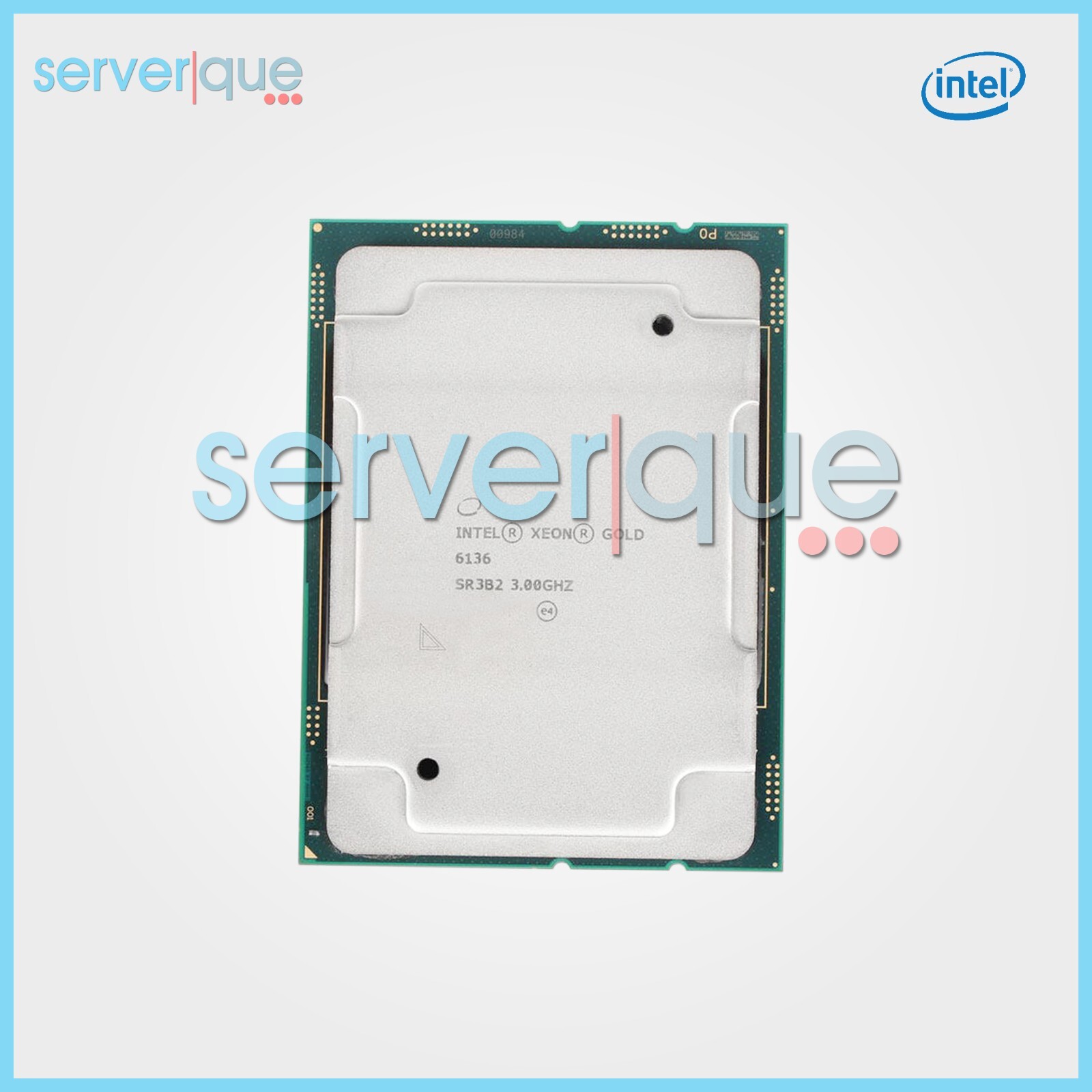SR3B2 Intel Xeon Gold 6136 12-Core 3.00GHz 24.75M L3 10.40GT/s LGA3647 Processor