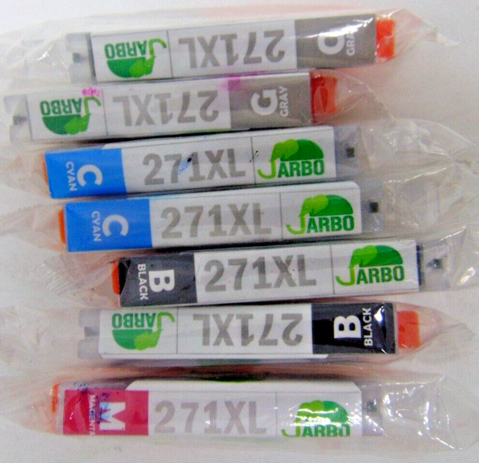 7-PK PGI-270XL CLI-271XL Ink Cartridges for Canon TS5020 TS6020 (ASSORTMENT)