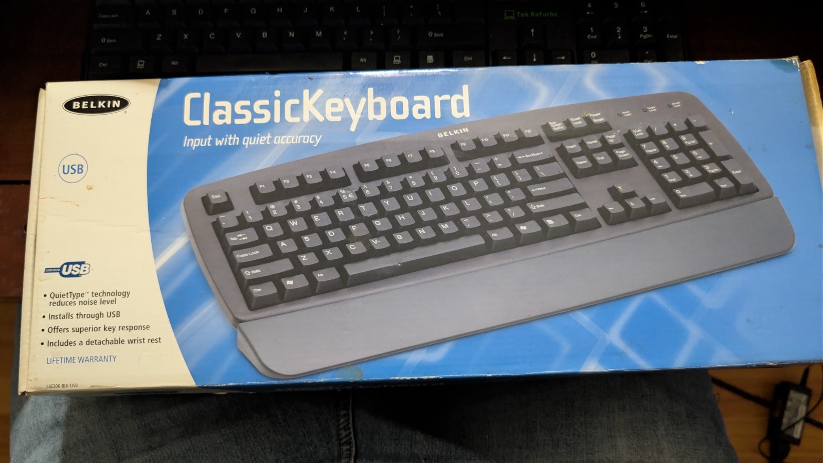 Belkin F8E206-BLK-USB Wired Keyboard