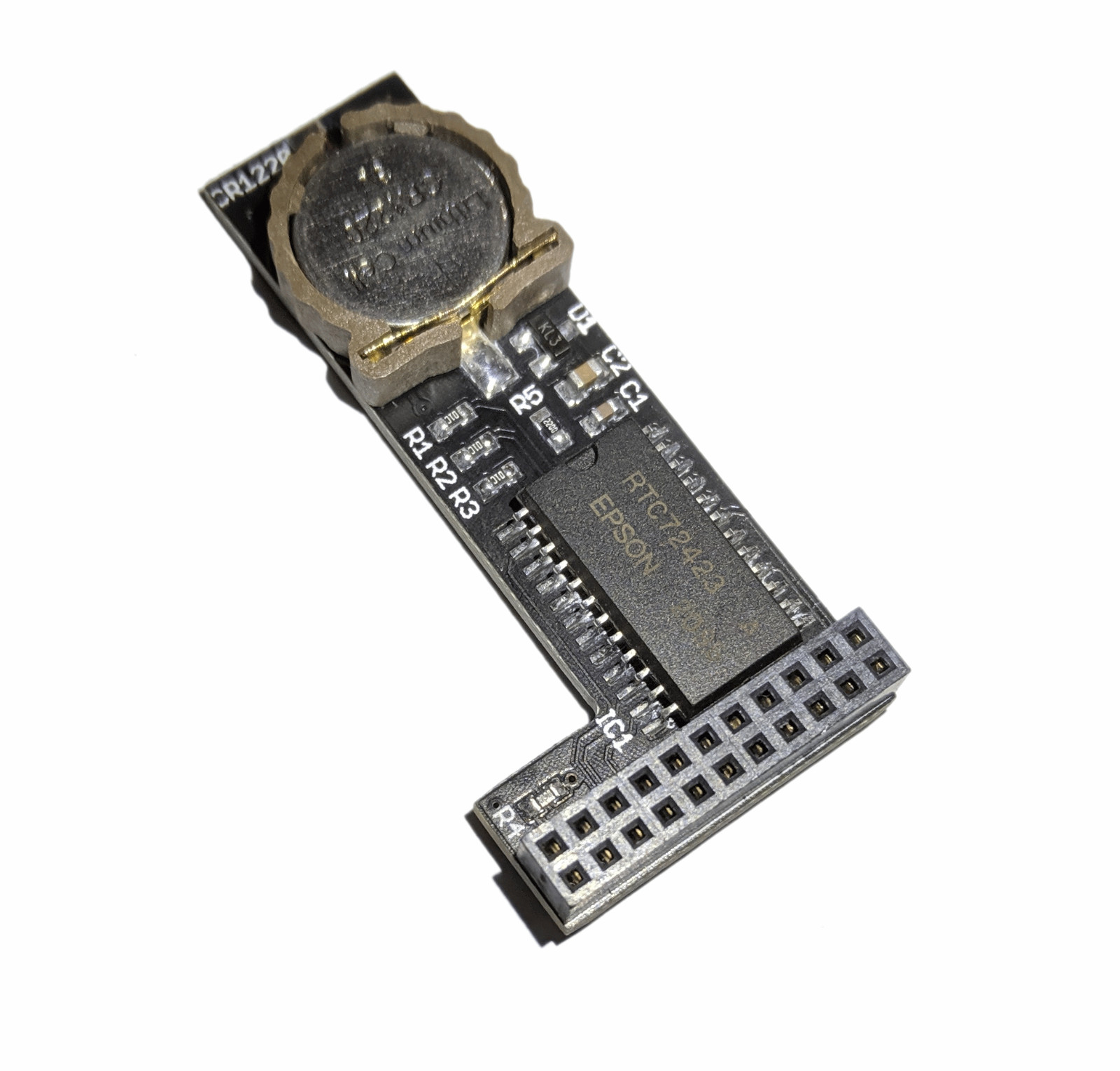 Amiga 1200 RTC Real Time Clock Module Clockport with 1220 Battery