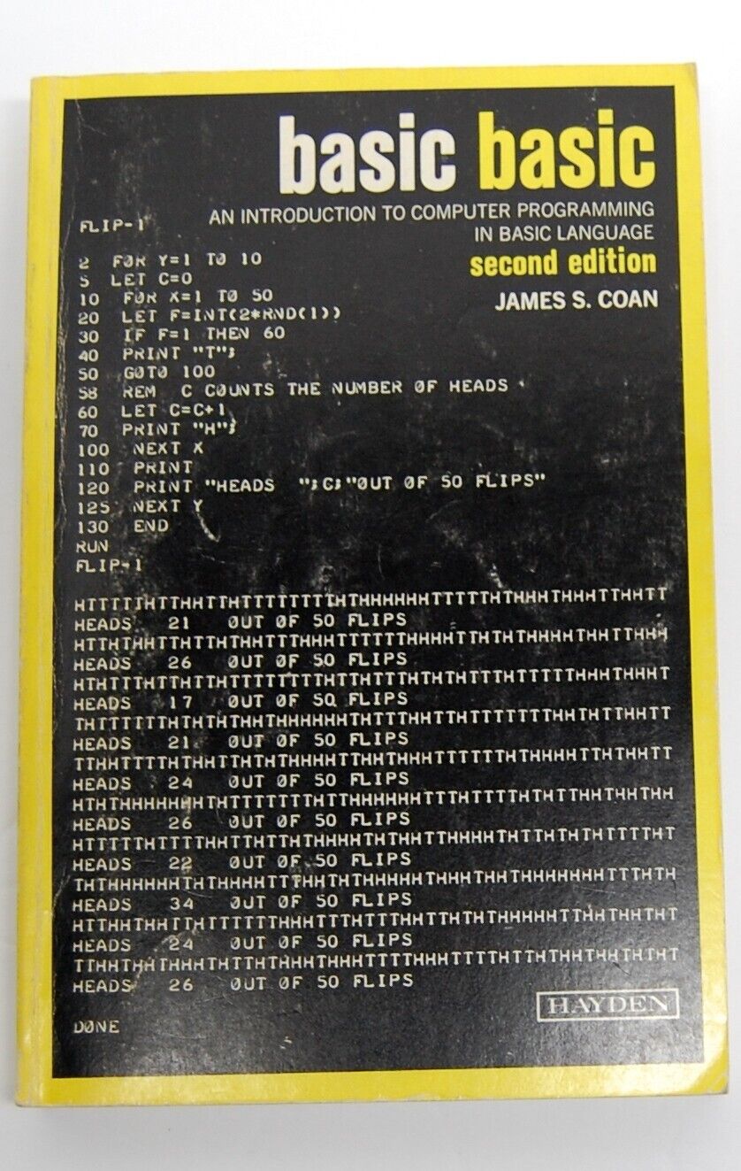 1978 Basic Basic  An Introduction to Computer Programming in Basic Language