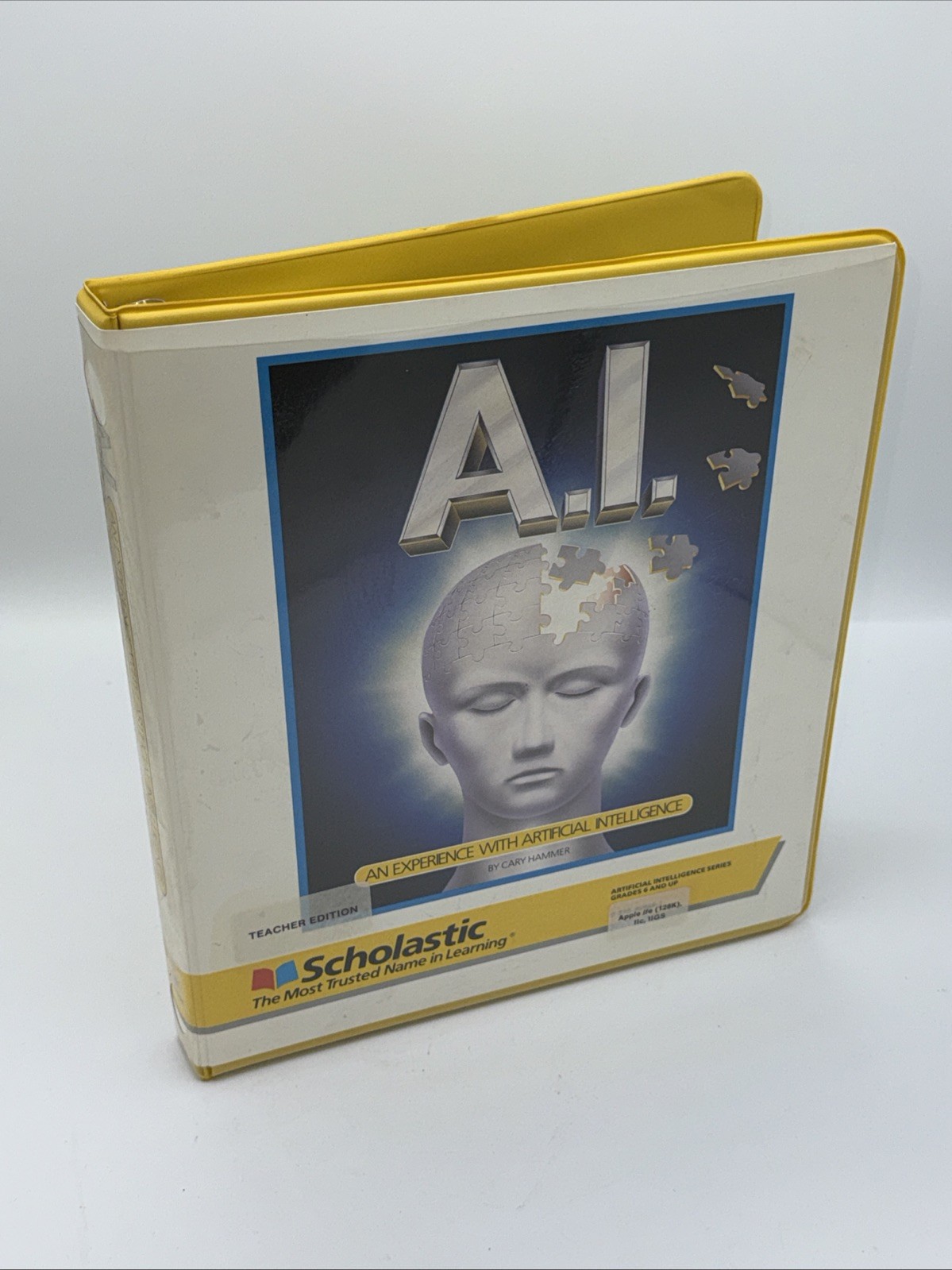 Vintage Apple IIe A.I. Artificial Intelligence Scholastic Cary Hammer COMPLETE 