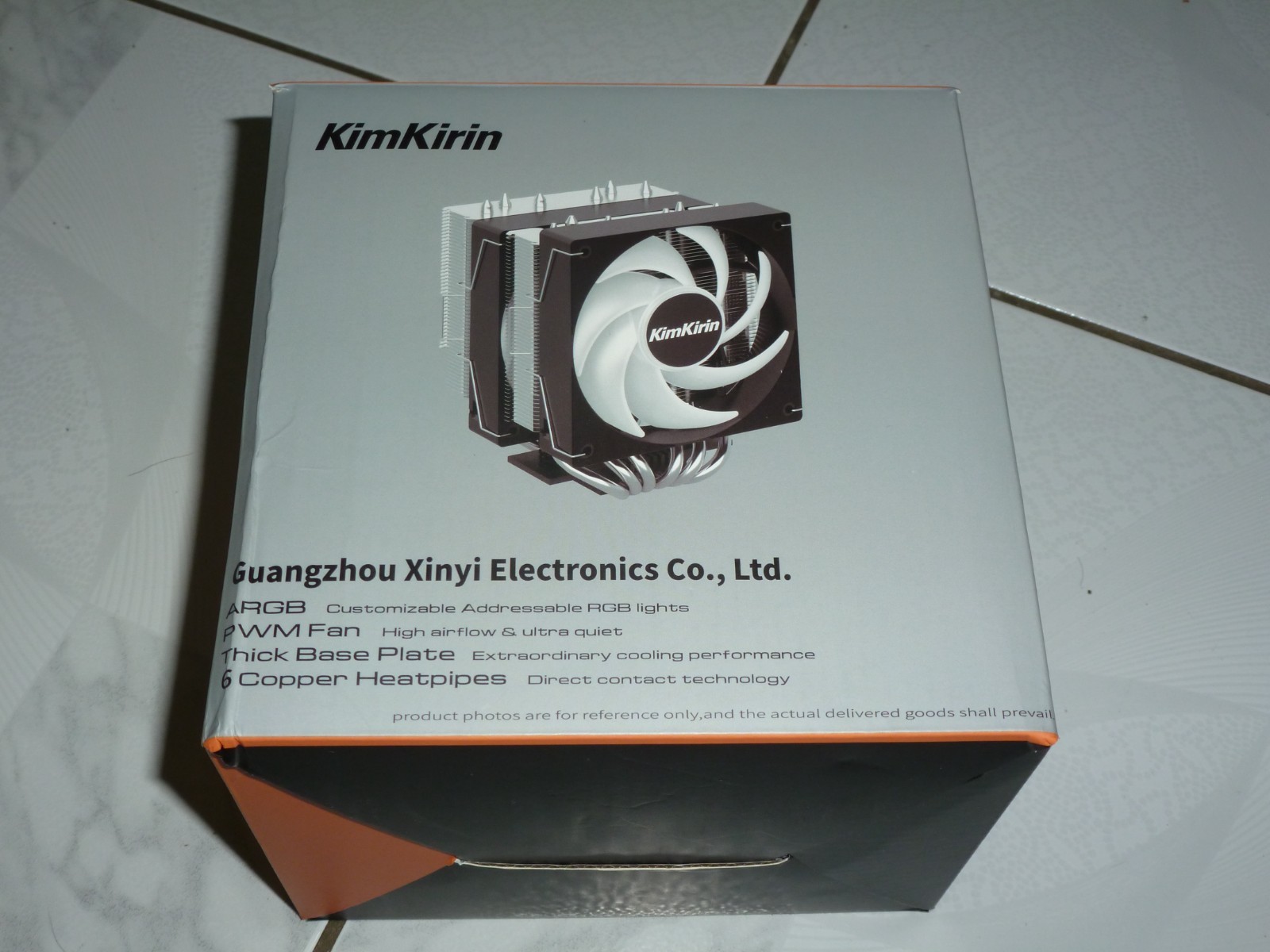 KimKirin Silent Cooler with 6 Copper Heat Pipes Dual Tower 120mm PWM ARGB Fans