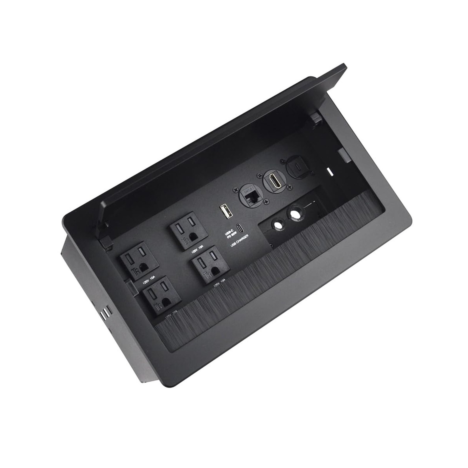 Conference Table Power hub Conference Table connectivity Box recessed Outlet ...
