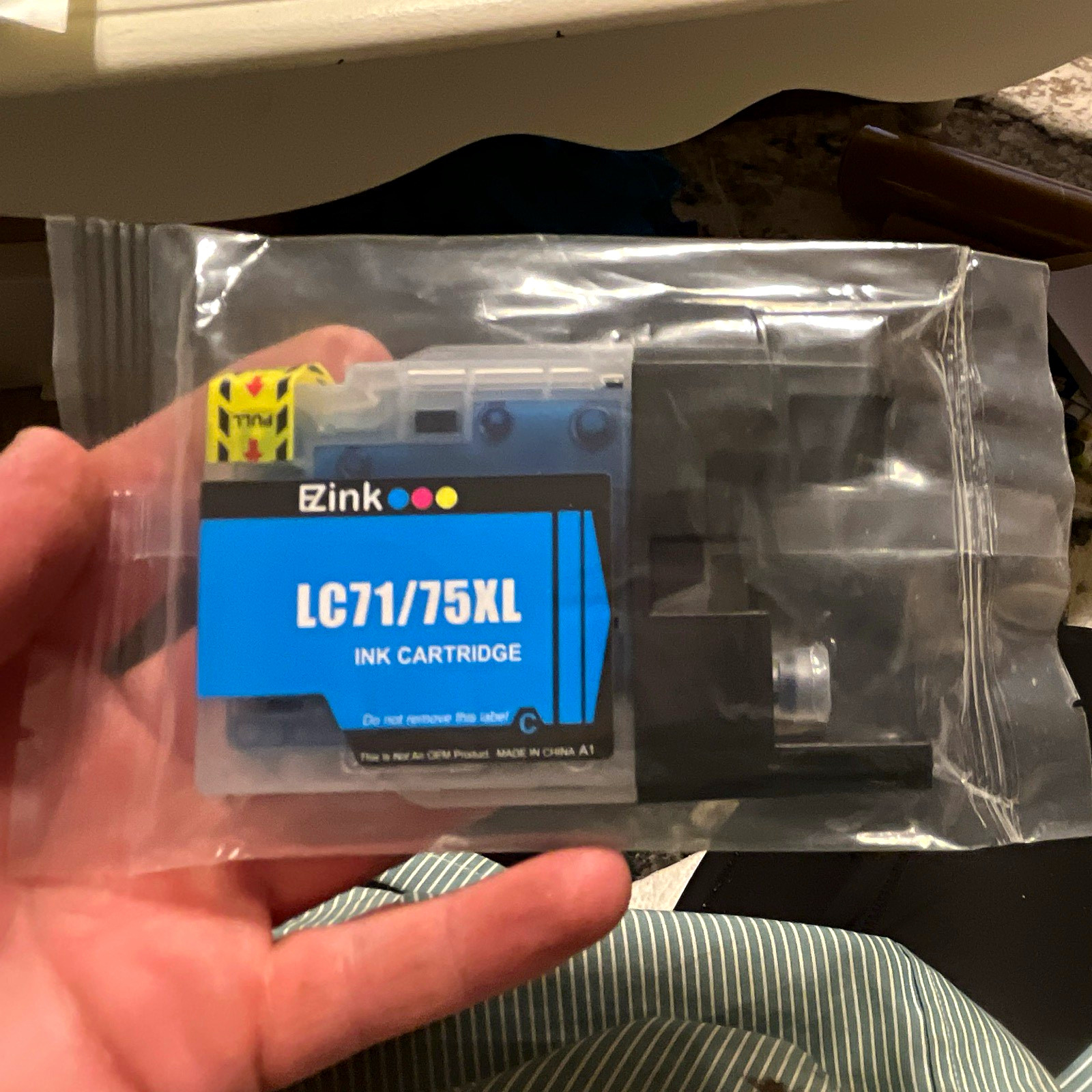 EZ Ink LC71/75XL Cyan Compatible Ink Cartridge for Brother Inkjet Printers