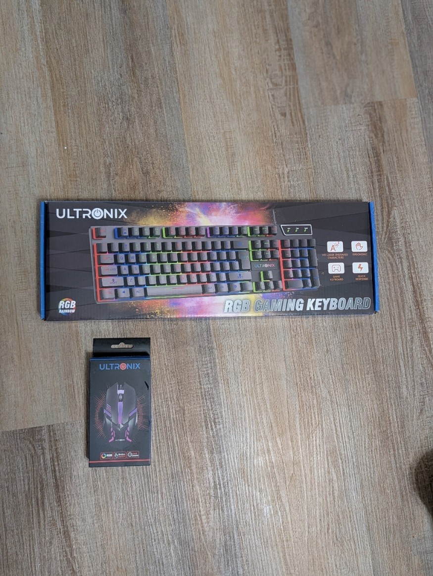 Ultronix RGB Gaming Mouse and Keyboard (wired)