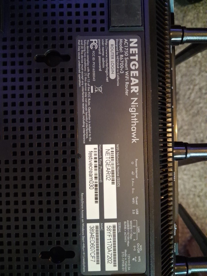 Netgear AC1900 1300 Mbps 4-Port Gigabit Wireless AC Router (R7000)