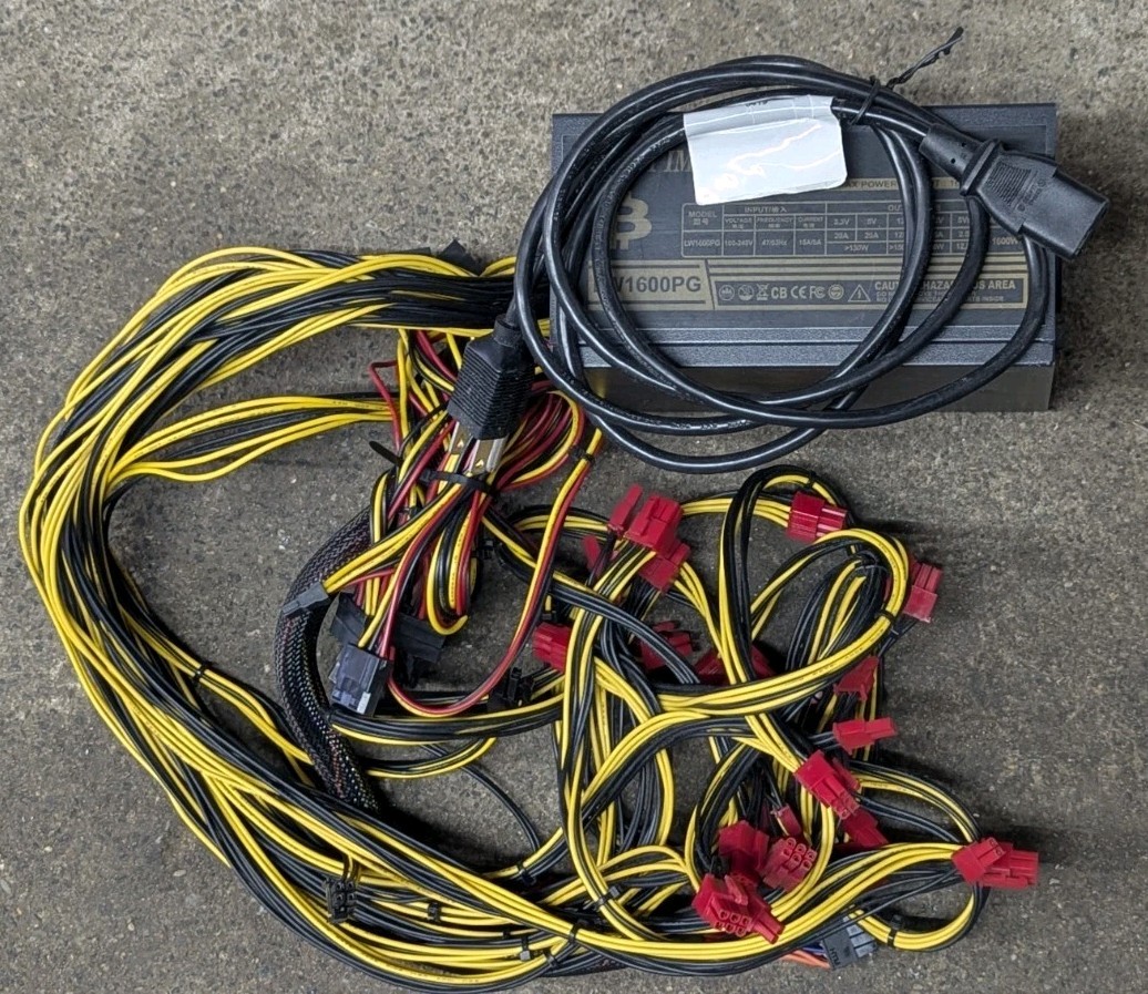 Ibest Impetus 1600W Power Supply 90 Plus Gold Designed For US Voltage
