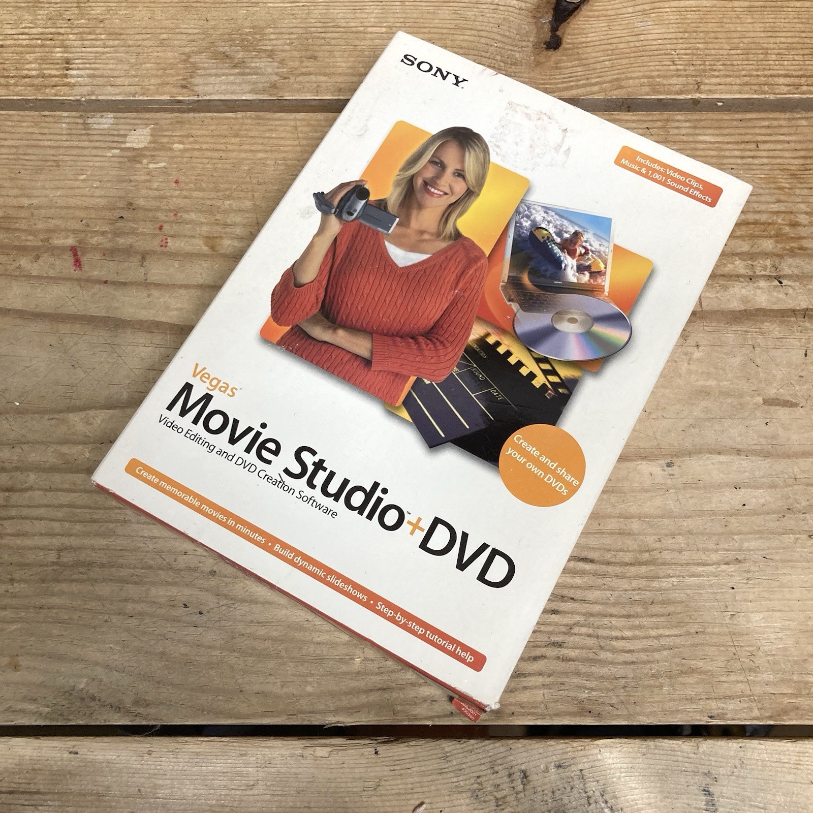 NEW SEALED  Sony Vegas Movie Studio + DVD Edition Windows XP / 2000
