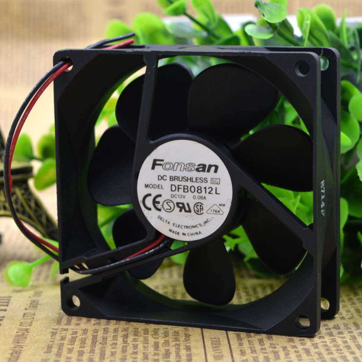 DELTA FONSAN 8025 12V 0.08A 8CM DFB0812L Chassis Industrial Cooling Fan Mute