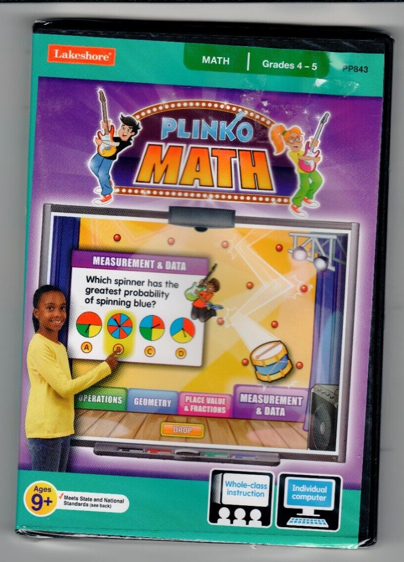Lakeshore Plinko Math Grades 4-5 PP843, PC/Mac