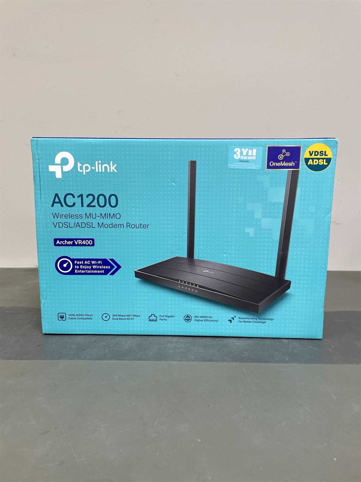 TP-Link AC1200 Gigabit WiFi Router (Archer A6) - Dual Band MU-MIMO Wireless Inte