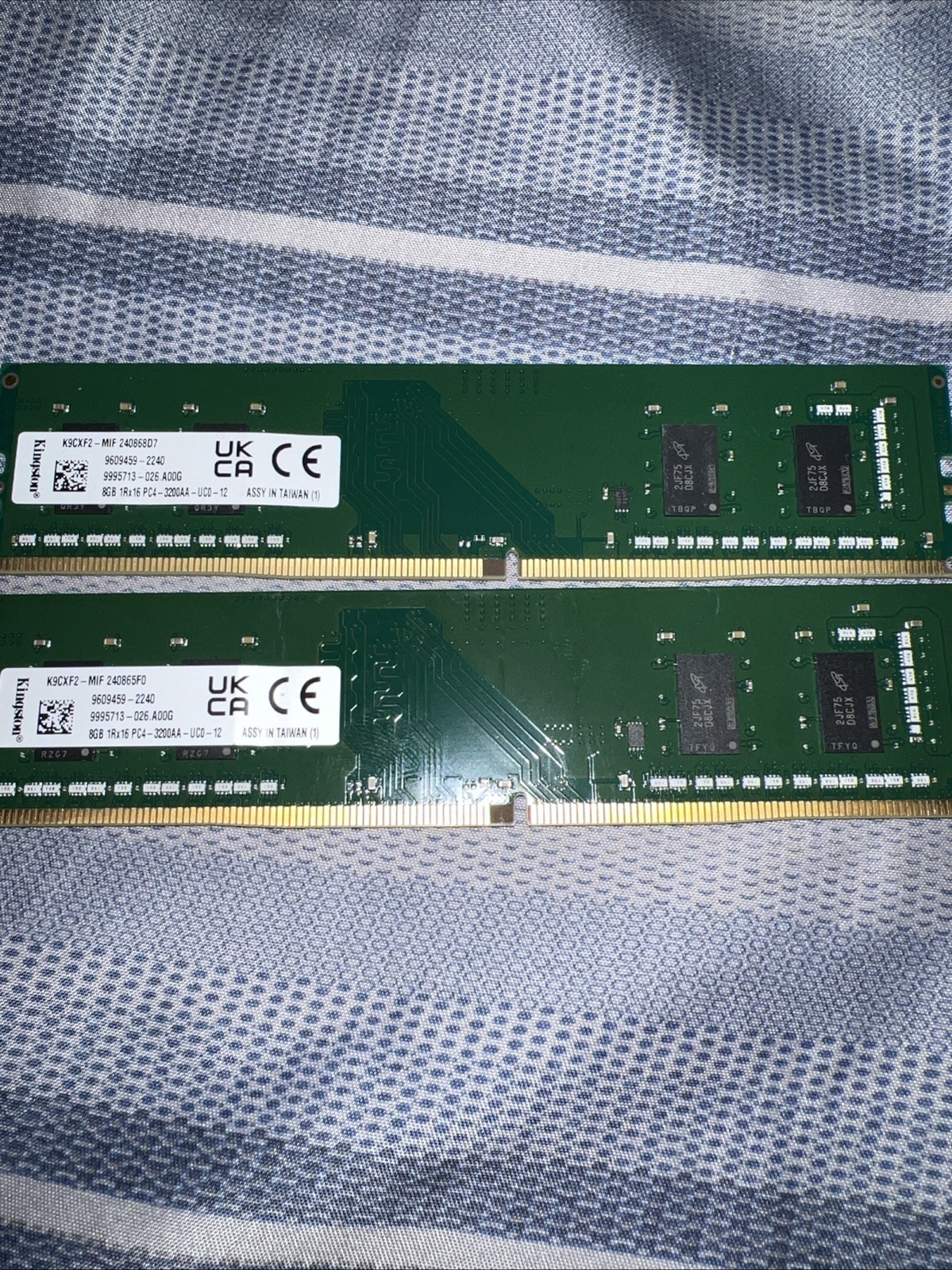 Kingston 16GB (8GBx2) DDR4 3200MHz Desktop UDIMM Memory RAM 288-Pin