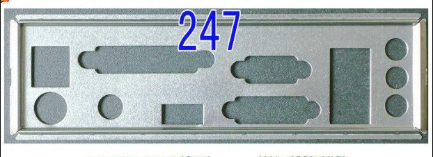 Backplate For GIGABYTE MA74GM-S2H Motherboard IO Shield  plate i/o O Shield