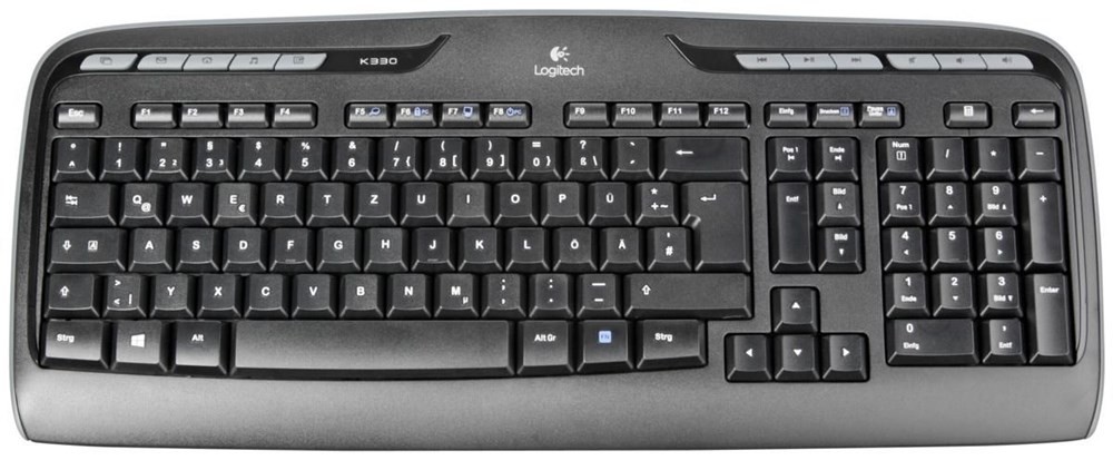 Logitech Logicool K330 Wireless Keyboard ENG/Chinese Layout (NO Receiver) (/R...