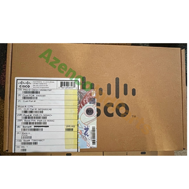 1PC New Cisco PWR-C5-1KWAC Catalyst 1000W AC Config 5 Power Supply Fast Shipping