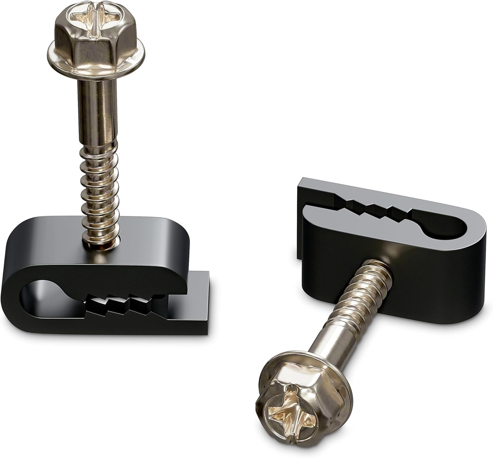 Mini Cable Clips and Fasteners with 3mm Wire Clamps for Fiber Optic and