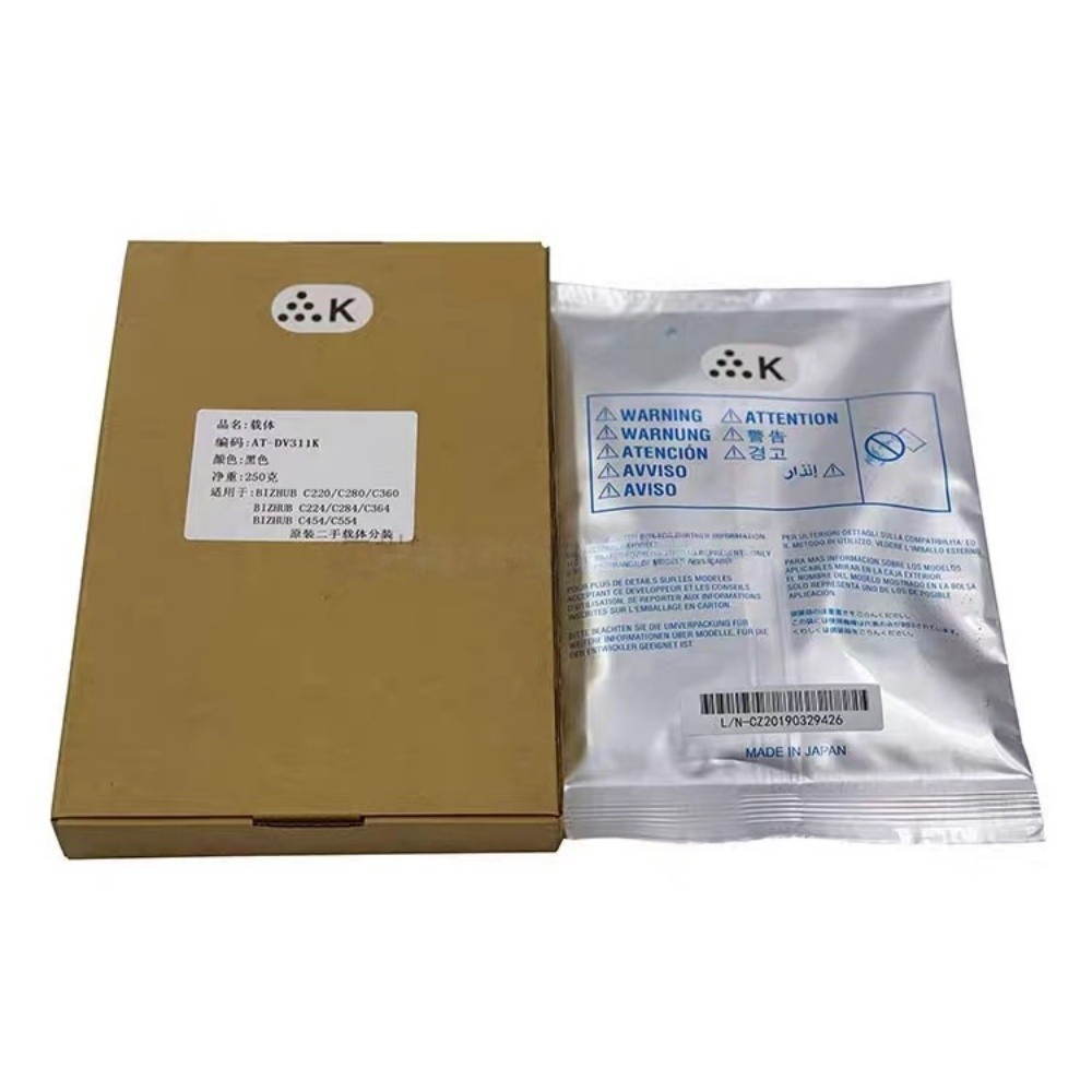 1 Black BAG Konica Minolta developer C224 C280 C284 C364 C454 C554 C458 DV512