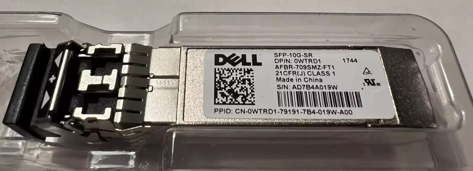 Genuine 10G Dell GP-10GSFP-1S WTRD1 0WTRD1 SFP-10G-SR AFBR-709SMZ-FT1 module