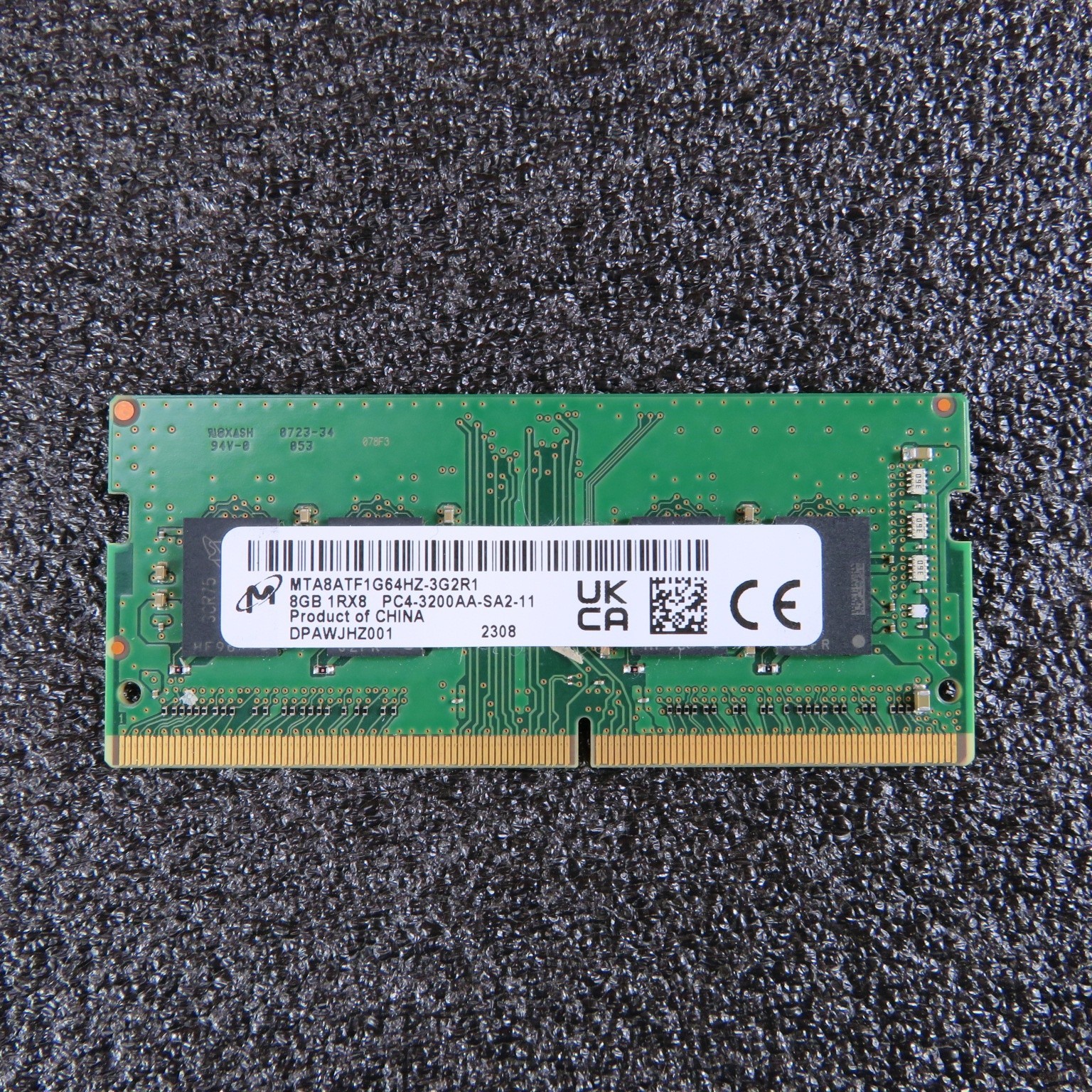 Micron 8GB SO-DIMM / DDR4 / PC4-25600 / 3200 MHz  / For Parts or Not Working