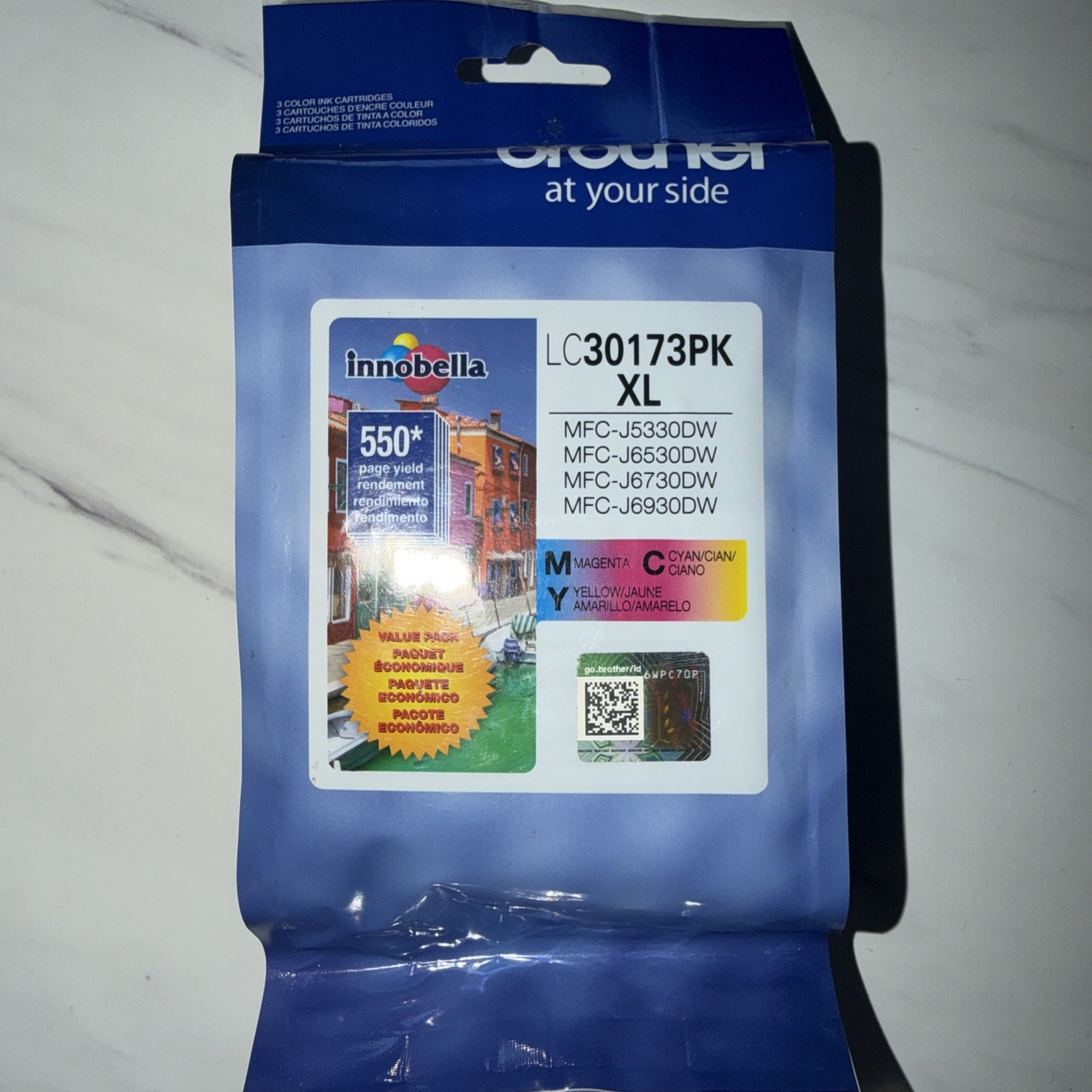 Brother LC30173PK Multi-Color Ink Cartridges Pack Exp. 11/2026