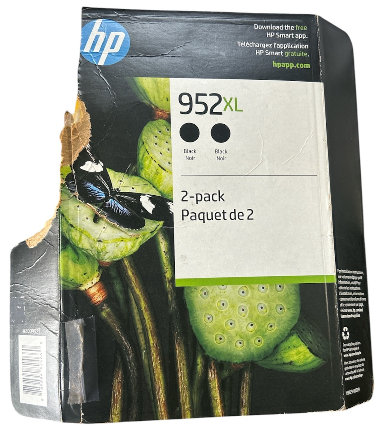 HP 952XL High Yield Cartridge Black Cartridge 2-Pack