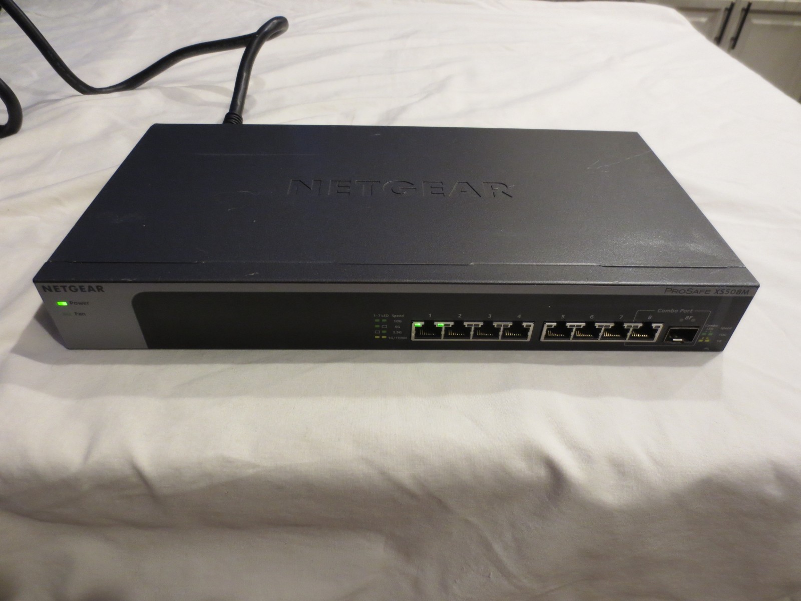 NETGEAR ProSafe XS508M Unmanaged Ethernet Switch 8-Port 10GbE