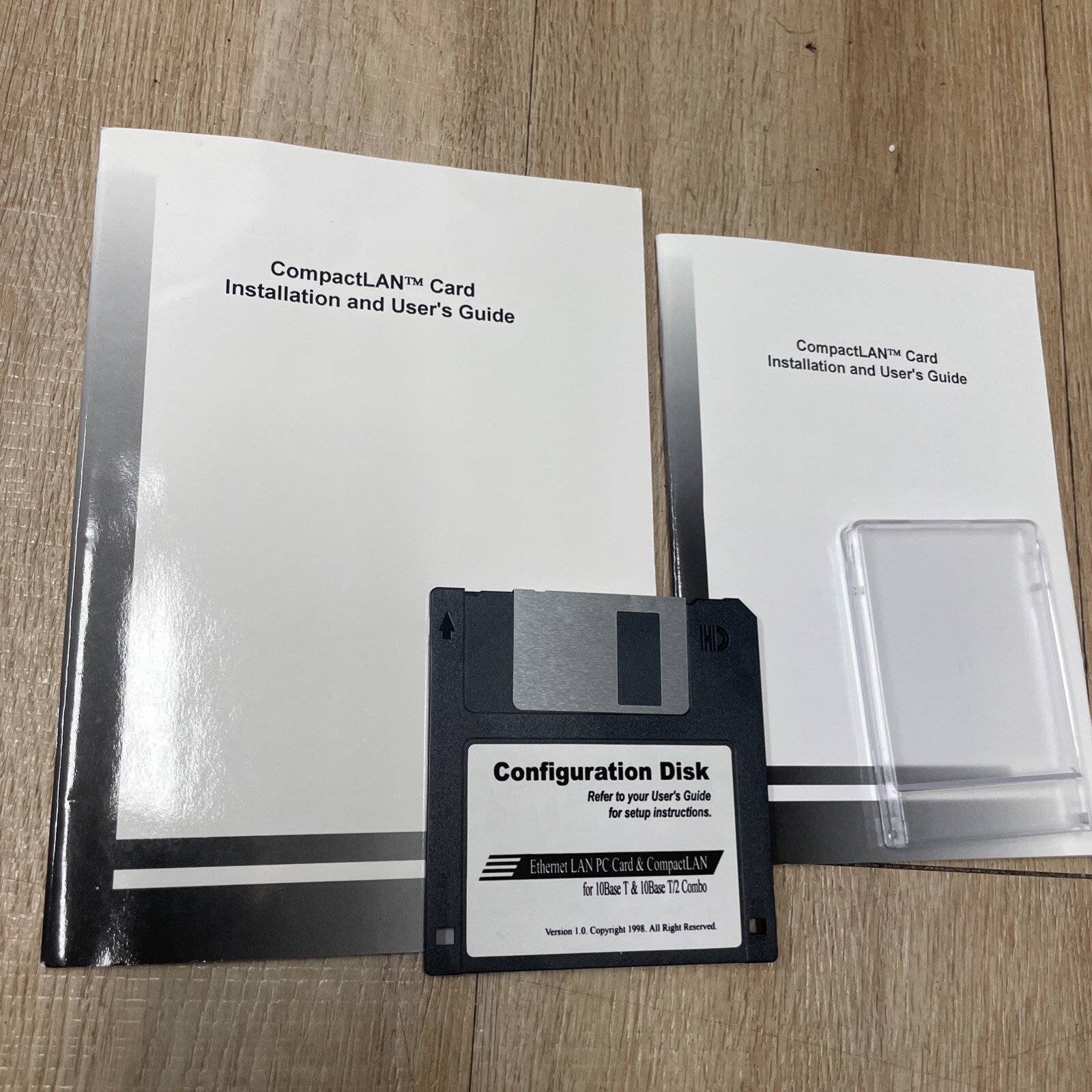 1998 CompactLan software and users manual vintage rare
