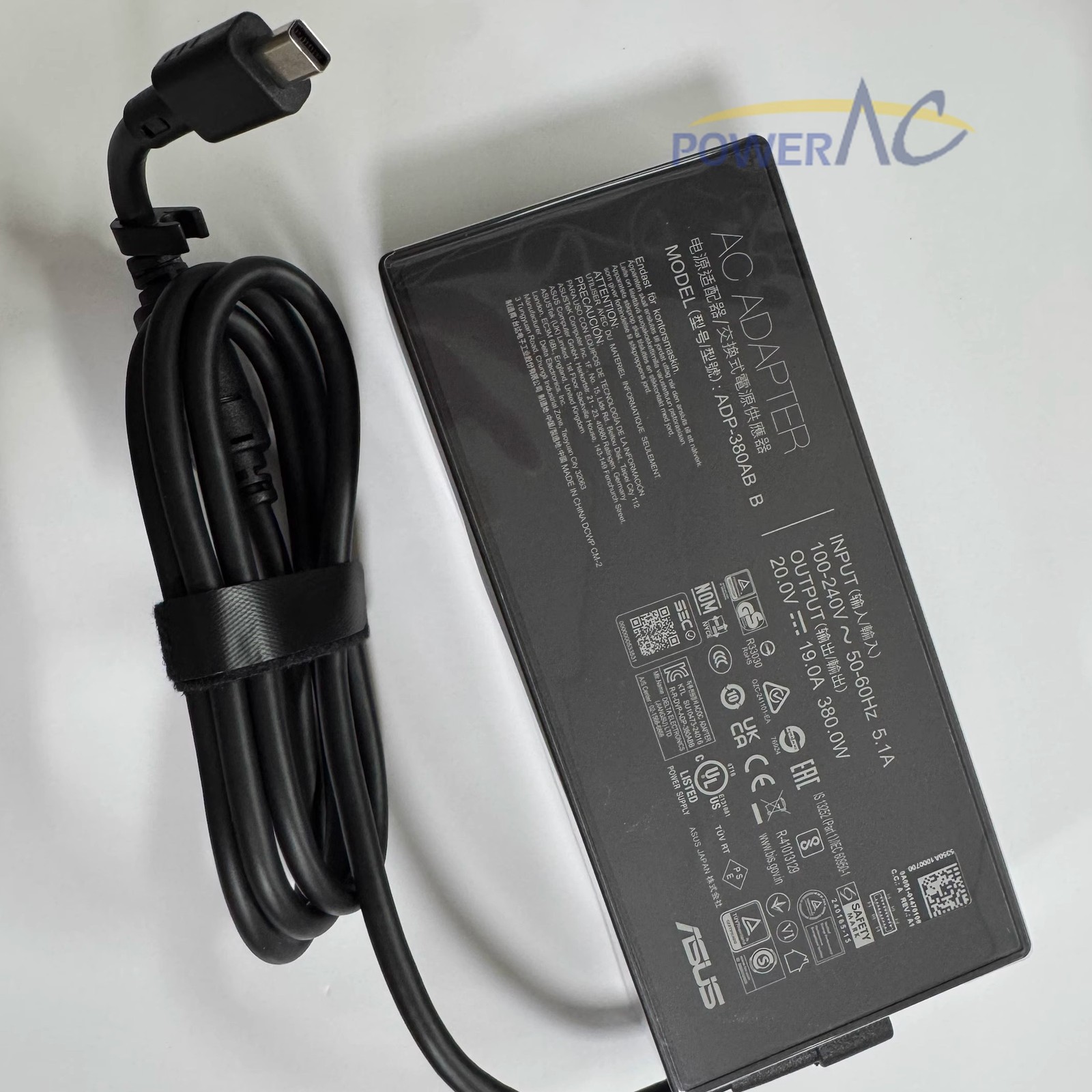 Original 380W Charger for ASUS ROG Strix Scar 18 (2025) G835 G835LW G835LX 16 