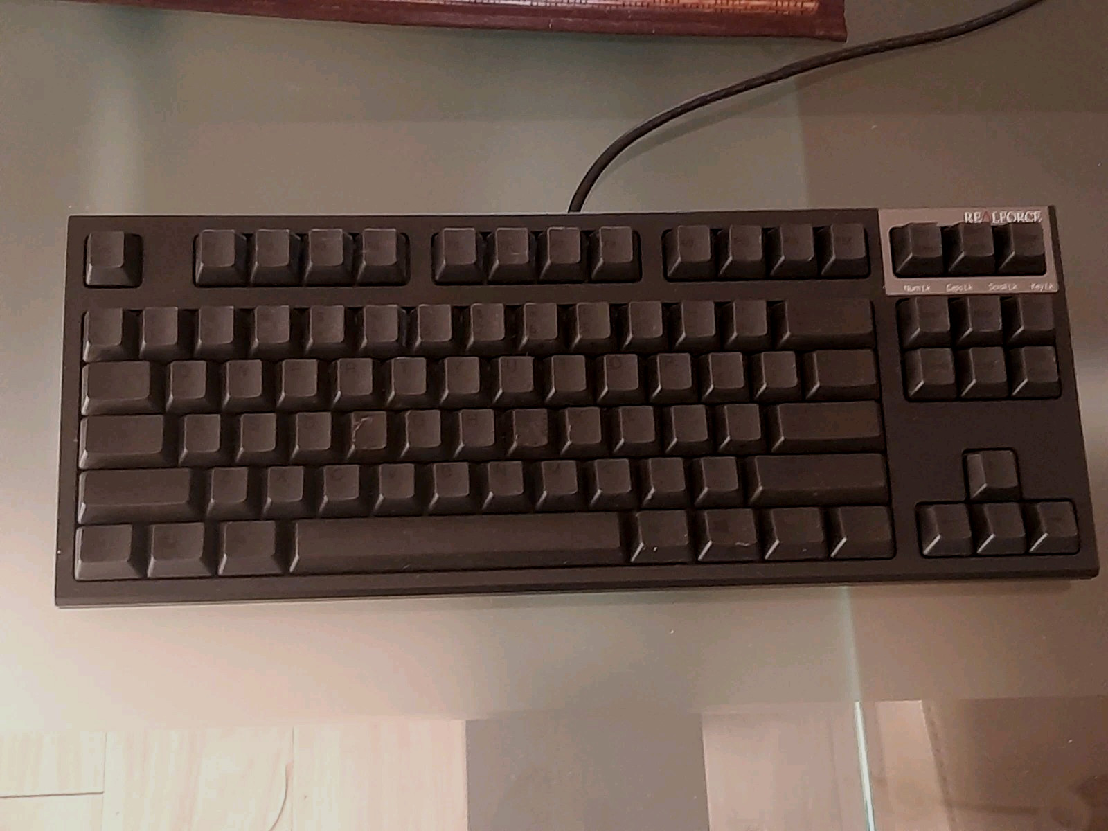 Topre REALFORCE R2TL-USV-BK Wired Keyboard English Layout Tenkeyless SEE NOTES