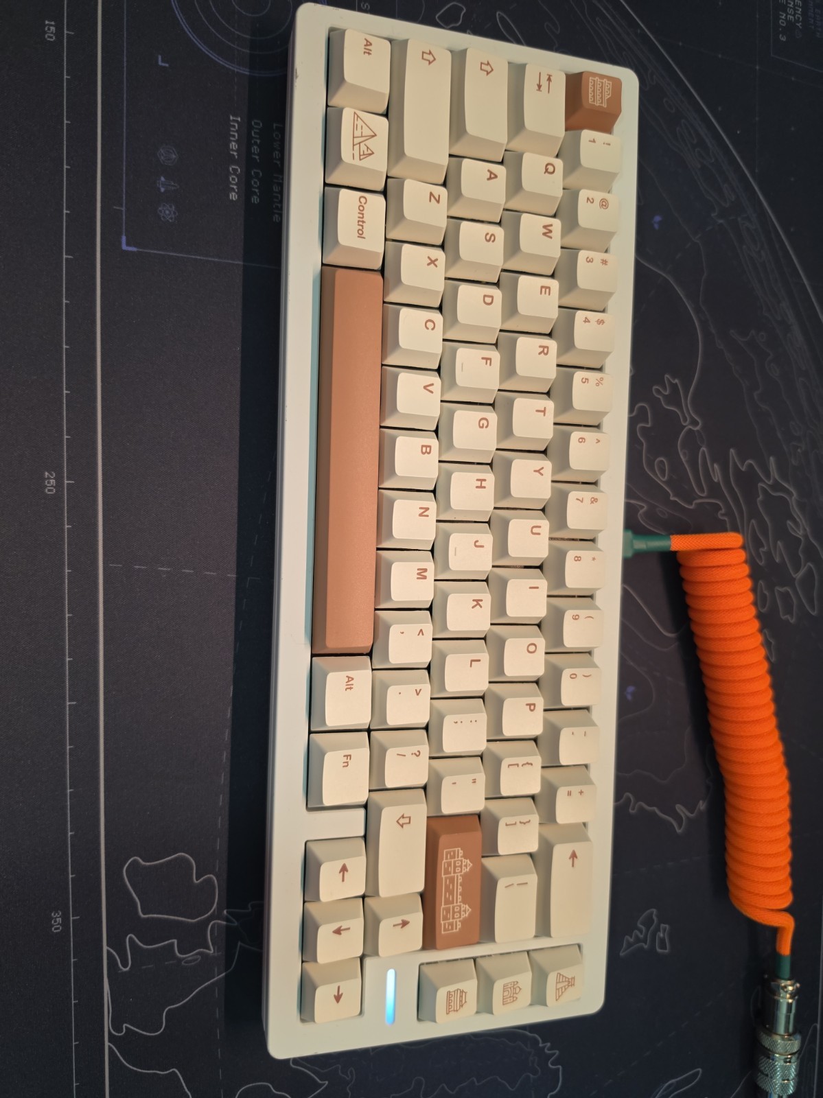 Wind Studio Windx65 With Akko Creamy Yellow Pro Switches
