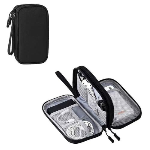 Yiasangly Electronic Organizer Bag, Waterproof Portable Travel Cable Storage 