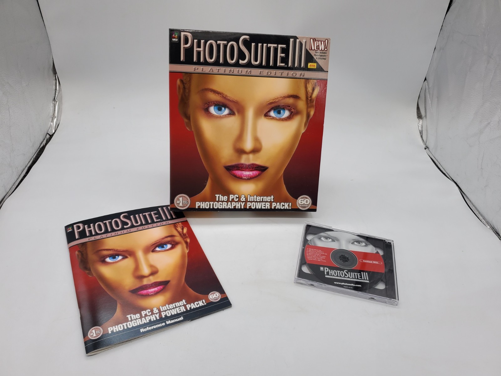 MGI Photo Suite III Platinum Edition  (PC CD-ROM Software) (2 CDS)