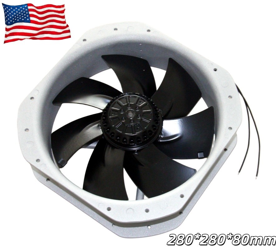 For AC115V Fan 280*280*80mm W2E250-HJ40-07 High Temperature Resistant Fan