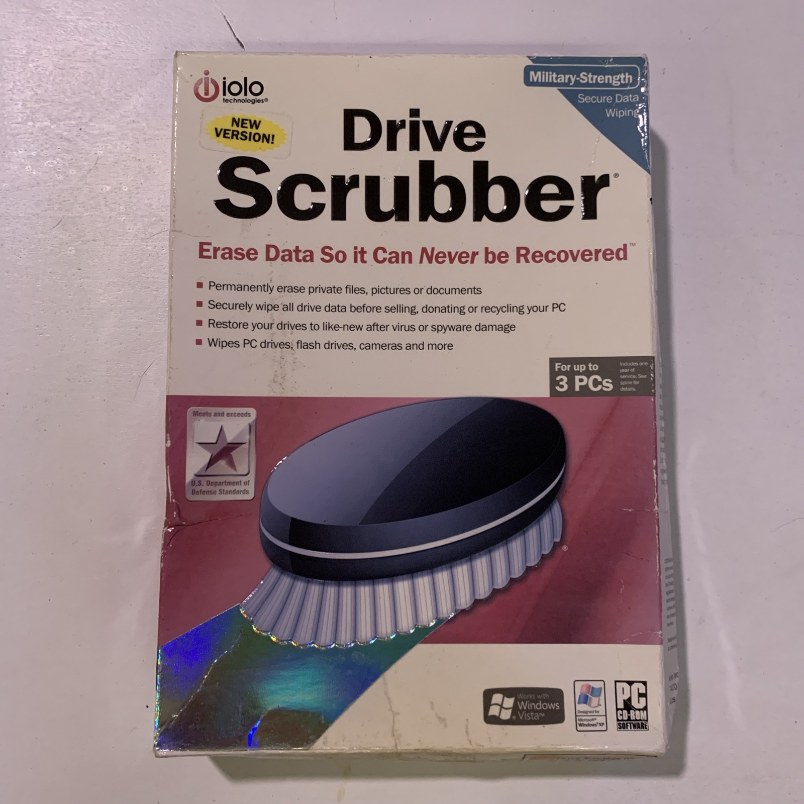 IOLO: DriveScrubber PC Software