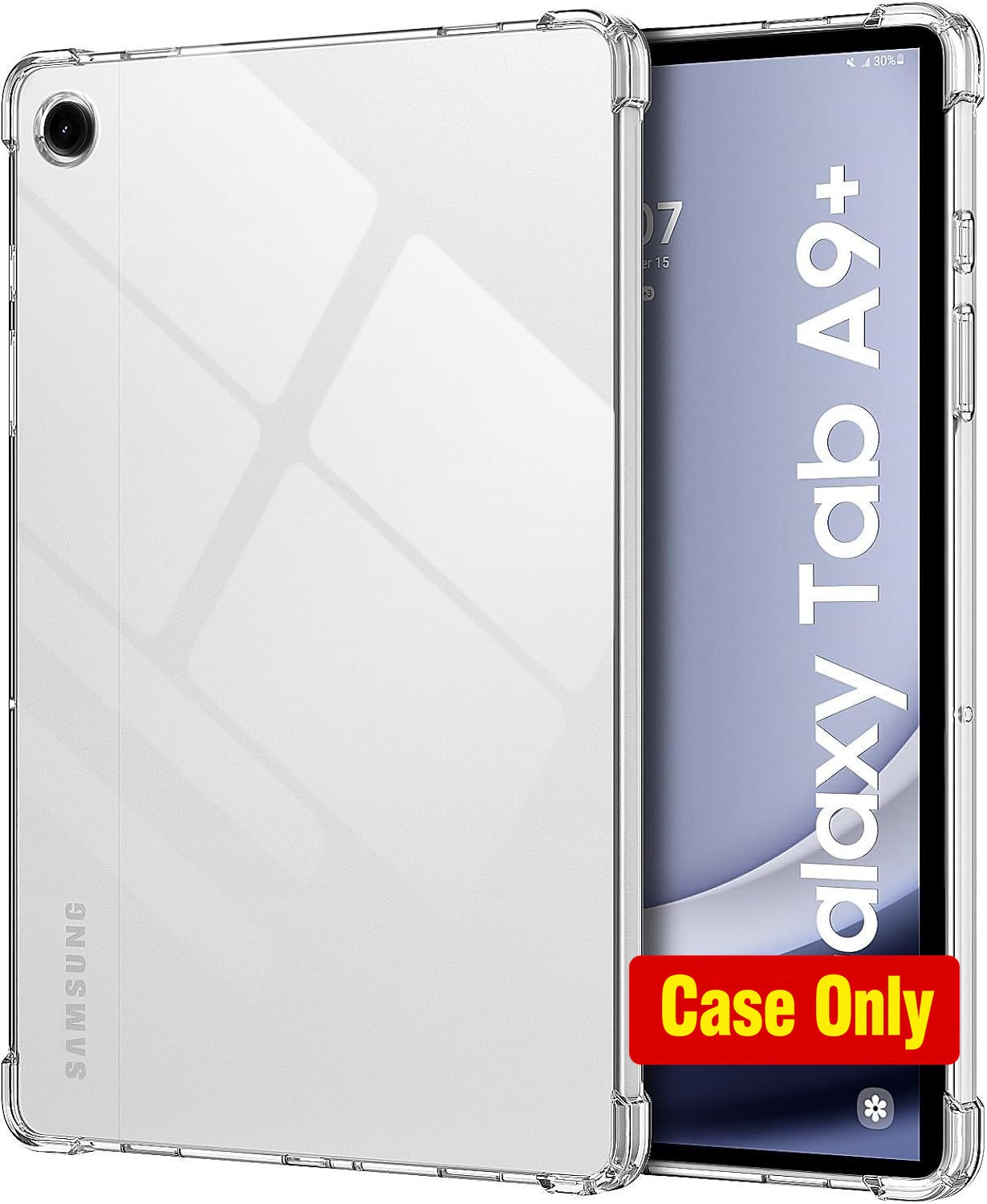 Case for Samsung Galaxy Tab A9 Plus 11 Inch 2023, Ultra Slim Transparent TPU Cov