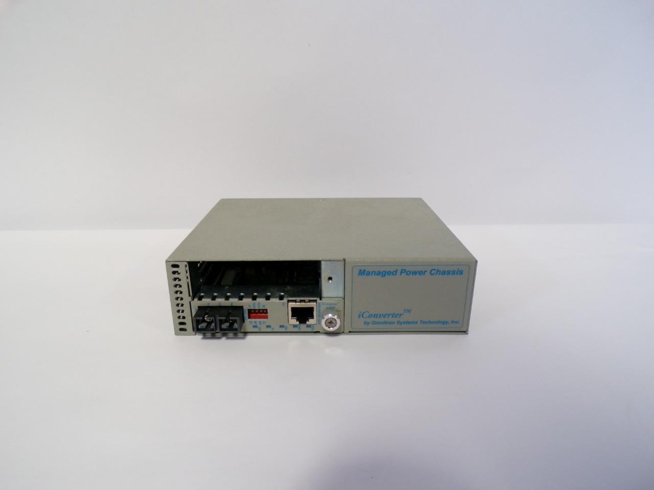 Omnitron Systems Technology 8230-0 iConverter Managed Power Chassis (J518)