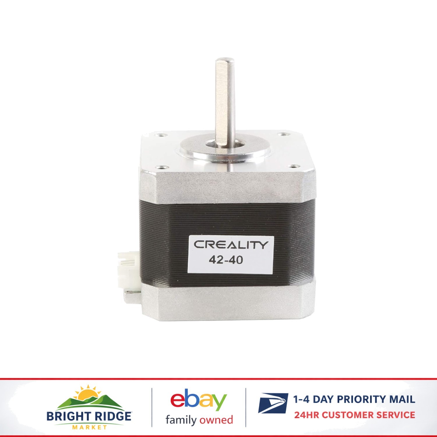 42-40 Stepper Motor for 3D Printers, 1.8 Degree Step Angle & Low Noise Operation
