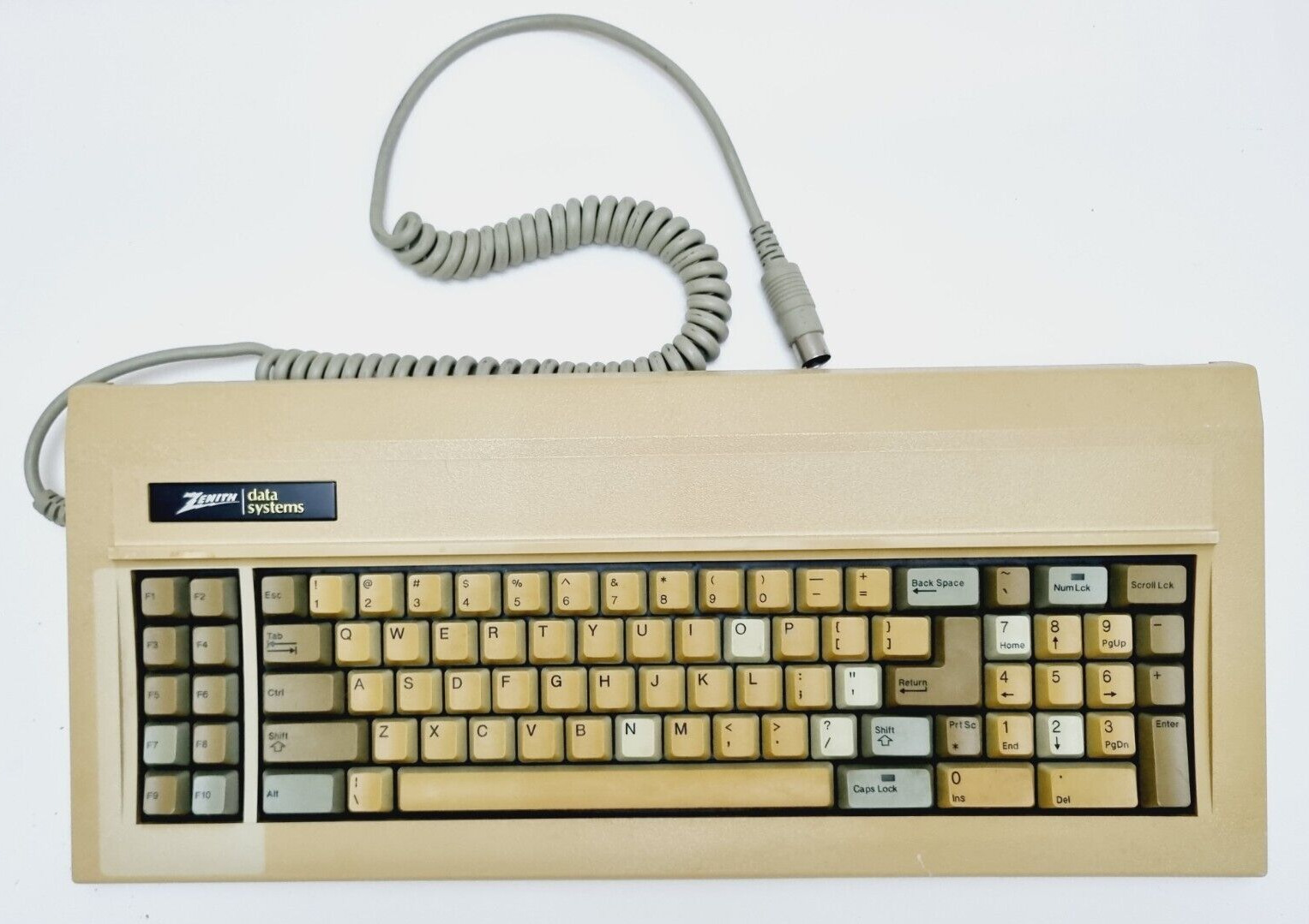 Vintage Zenith Data Systems Z-150 Keyboard -Super Rare