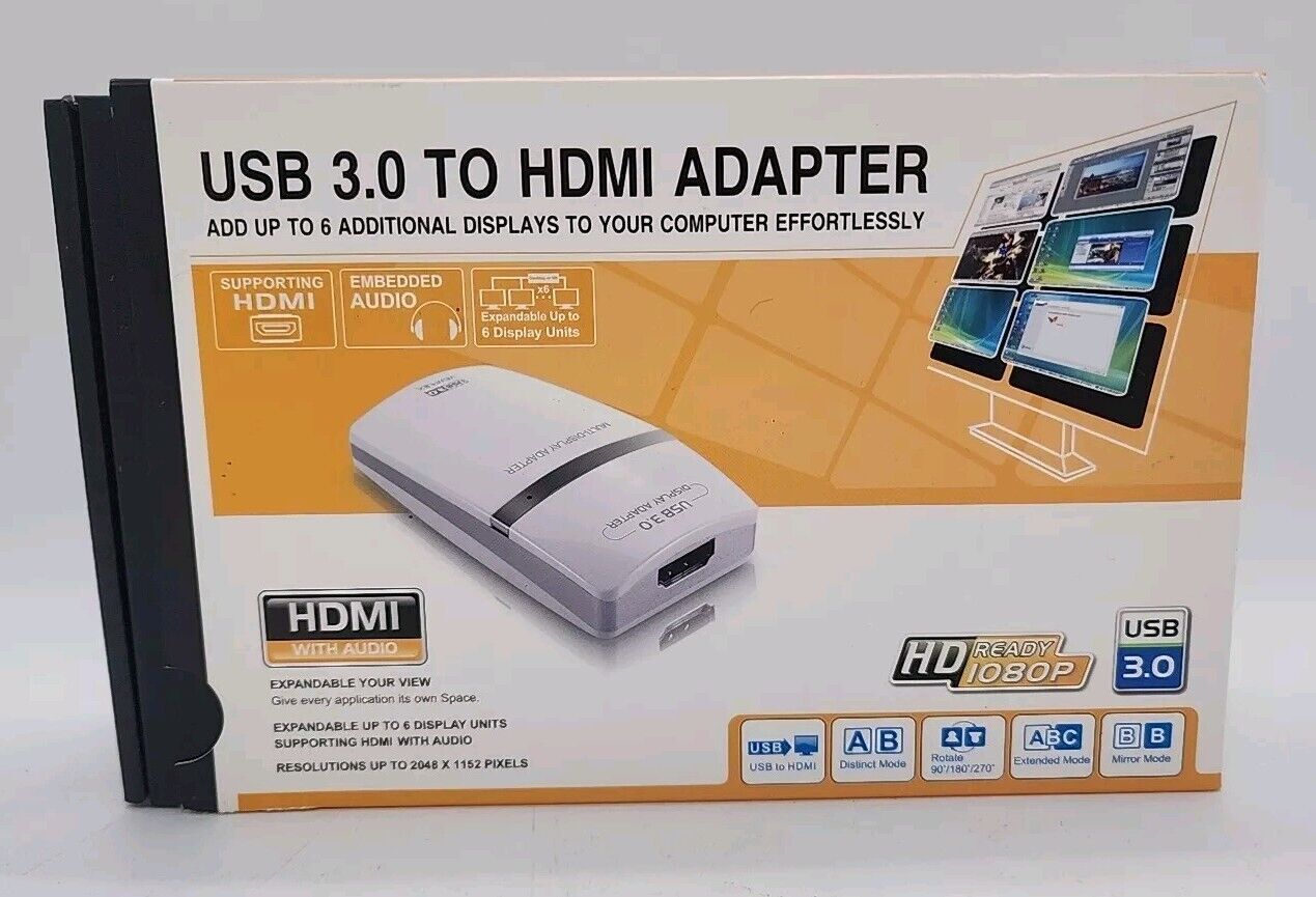 MonoPrice USB 3.0 to HDMI Adapter Multi Screens