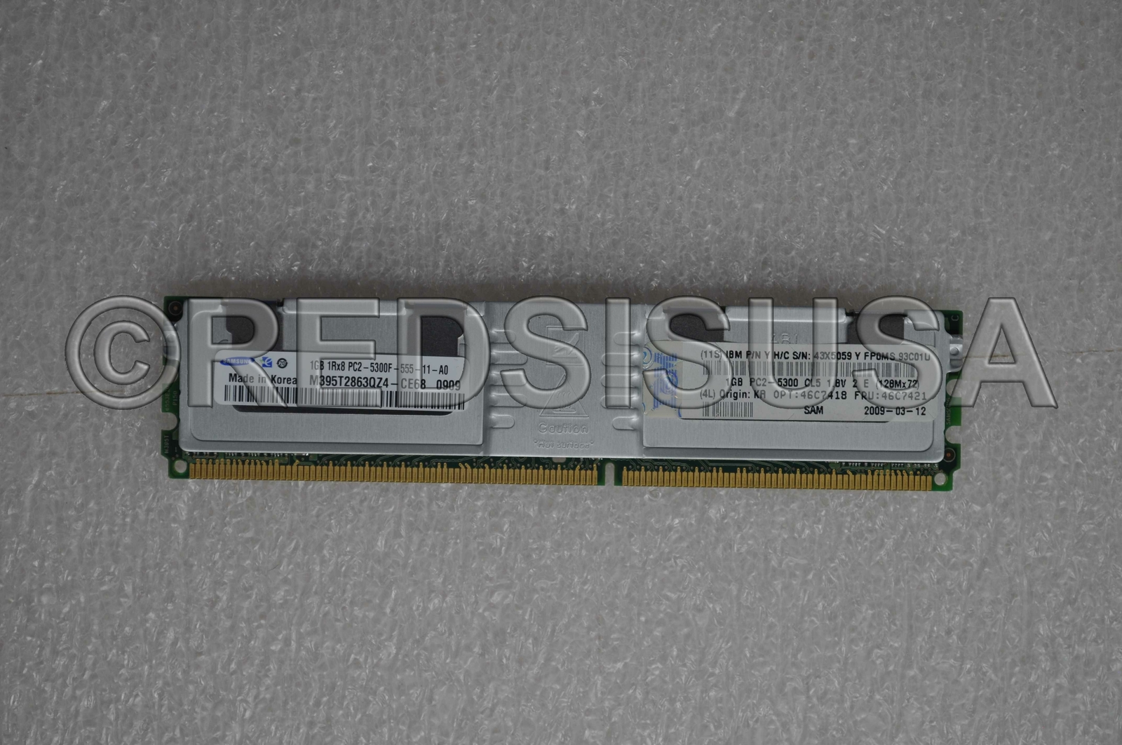 IBM Memory 1Gb 240P Pc2-5300 Ecc Ddr2-667  46C7421