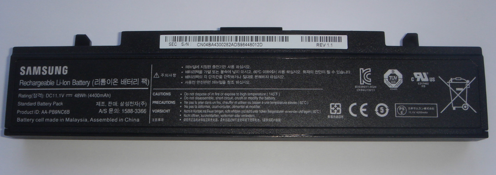 Original Samsung Battery AA-PB9NC6B Q320 R458 R460 R468 R505 R510 R519 New