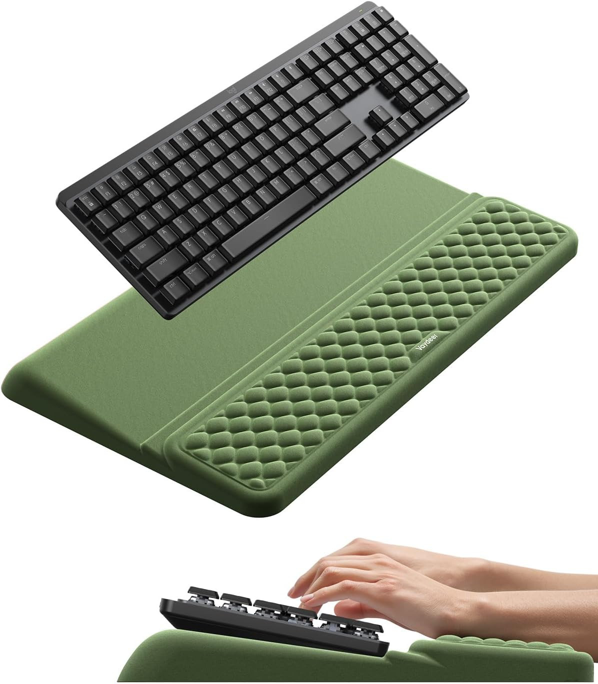 Wrist Rest with Keyboard Stand Ergonomic Computer Wrist Support Pad