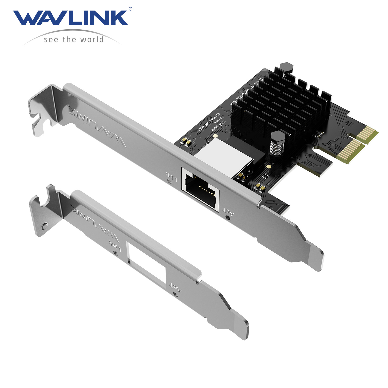 1G/2.5G/5G/10G Base-T PCIe Network Card PCI Express Ethernet Adapter Low Profile