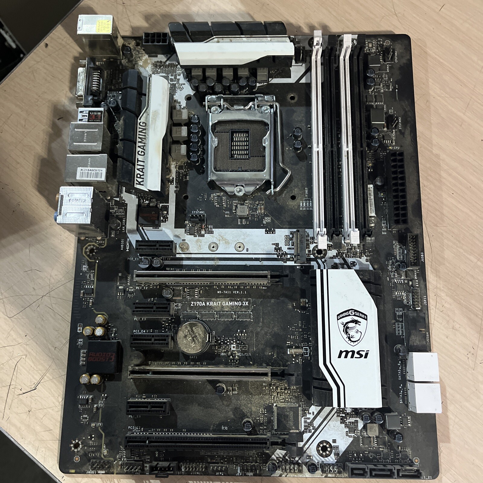 MSI Z170A KRAIT GAMING 3X MOTHERBOARD