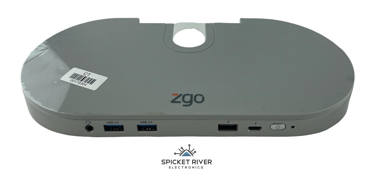 ZGO Zdock 30-0046-SL Dual Video USB Zgonic Monitor Arm Docking Station - Gray