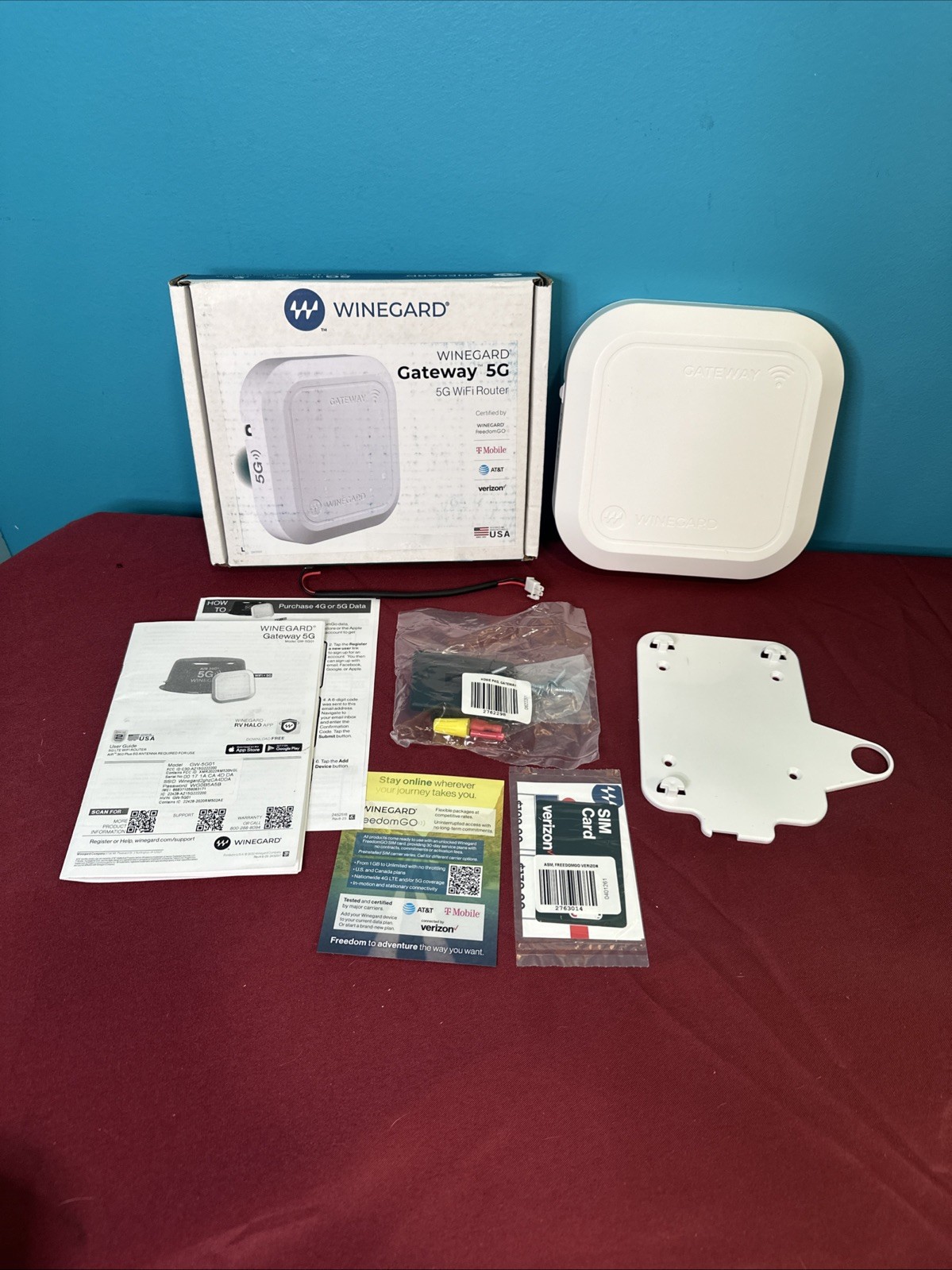 Winegard GW-5G01 Gateway Ceiling Router for RV -Requires Air 360+ 5G - 5G/4G LTE