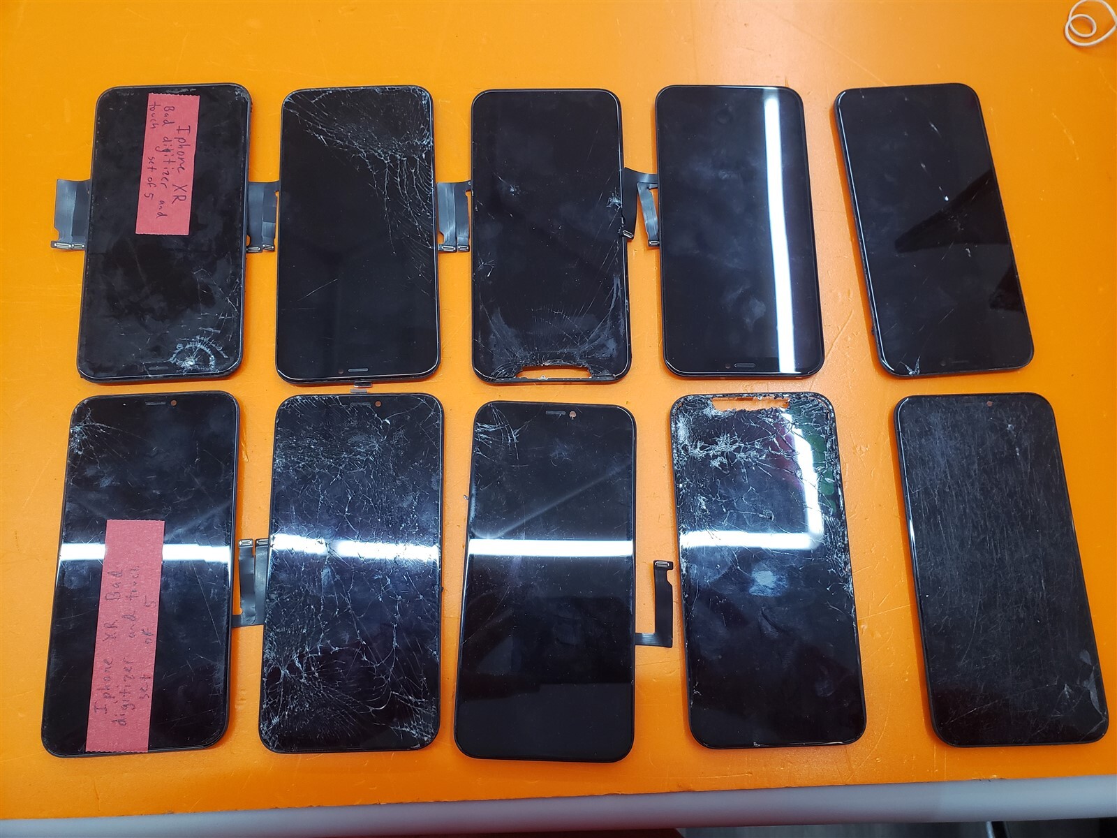 ⭐️⭐️⭐️⭐️⭐️ **AS IS** Apple iPhone XR Screen (Lot of 10) Bad Digitizer & Touch